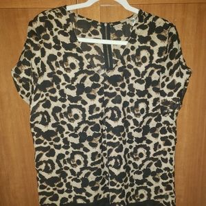 Live 4 Truth Leopard Print Blouse